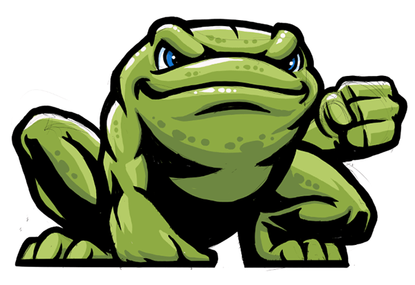 Frog Sports Logo - Power Frog Final on Behance