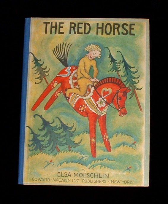 Old Red Horse Logo - The Red Horse A horses book. Old Children's Books