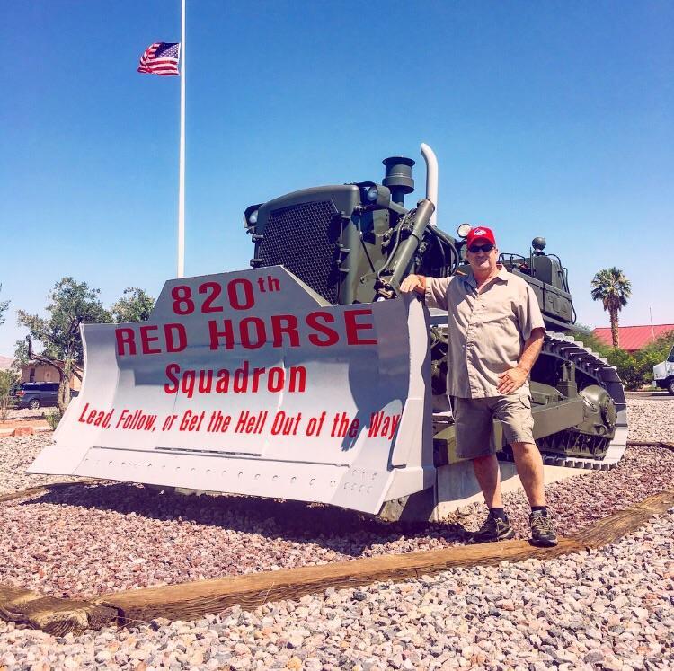 Old Red Horse Logo - My dad lost his old RED HORSE hat. After 21 years we went back