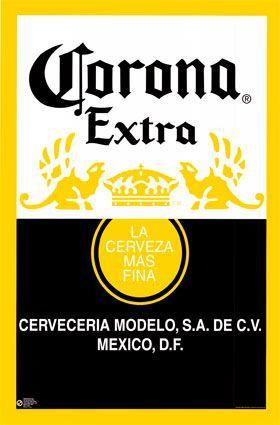 Corona Beer Logo - Corona Extra. Coolers. Beer, Corona beer, Beer bottle cake