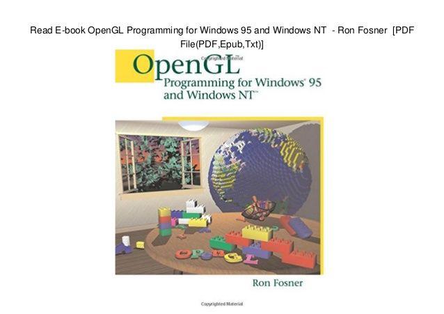 NT Windows 95 Logo - Read E-book OpenGL Programming for Windows 95 and Windows NT - Ron F…