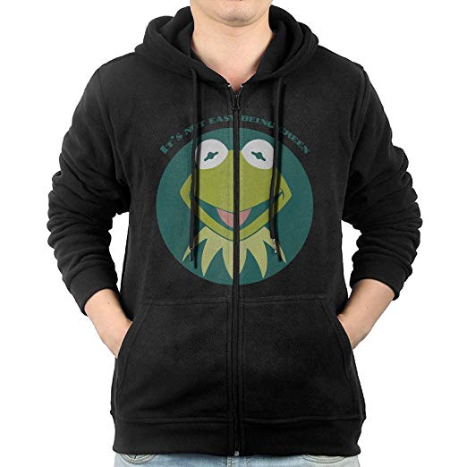 Frog Sports Logo - Amazon.com: Moloeskeo Kermit The Frog Logo Men Sweatshirt Pullover ...