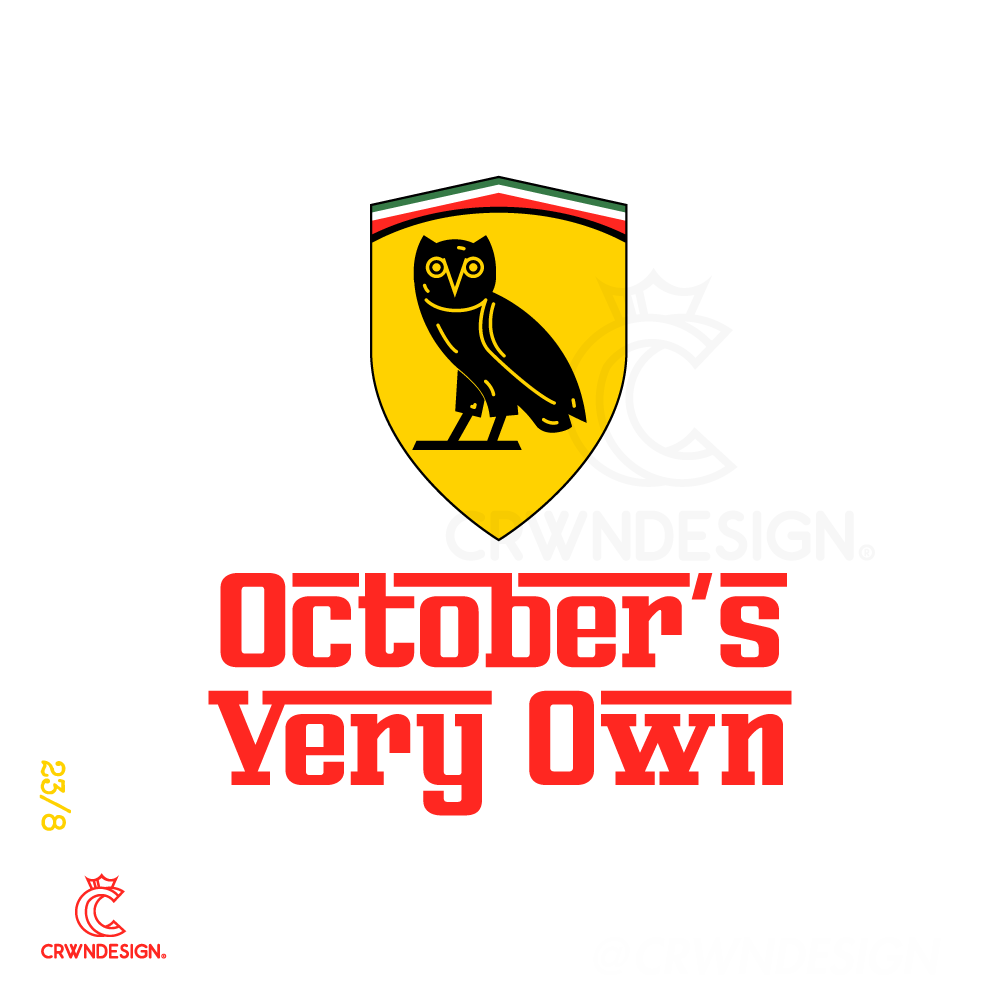 October's Very Own Logo - OVO x CRWNDESIGN: A Logo Study on Behance