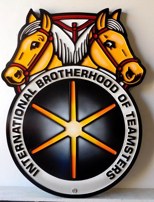 Teamsters Logo - Custom Sandblasted/Carved High Density Urethane (HDU) Signs from ...