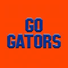 Go Gators Logo - When I was little I used to call the gators the go gators. Take