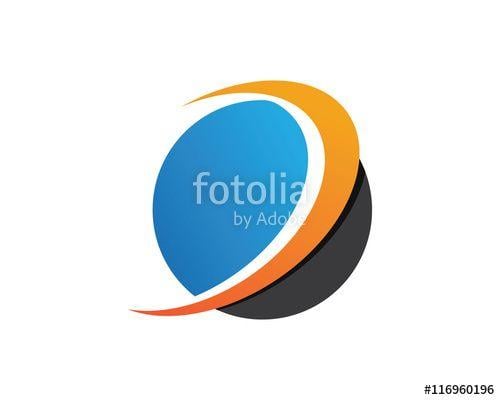 Orange Circle Wave Logo - Circle wave logo finance