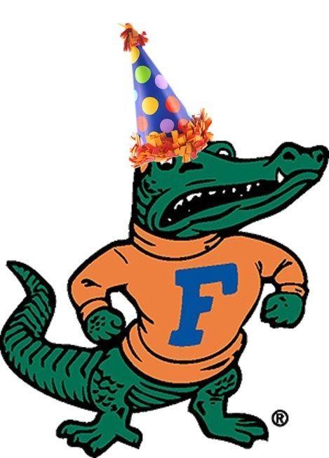 Happy Alligator Logo - happy birthday and go gators.: | Things I Love | Florida gators ...