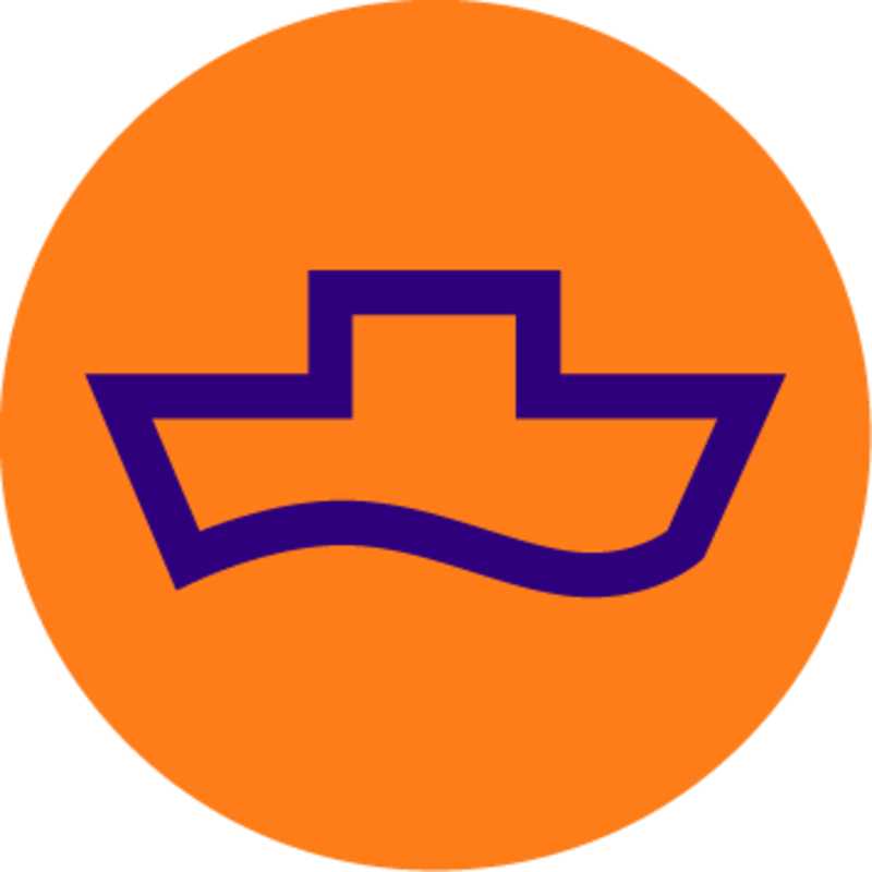 Orange Circle Wave Logo - t-shirt Women on Waves logo — Women on Waves