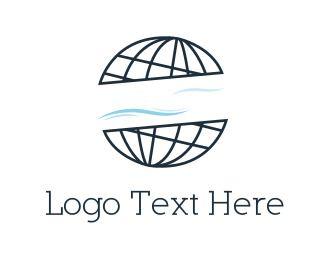 Modern Globe Logo - Logo Maker - Customize this 