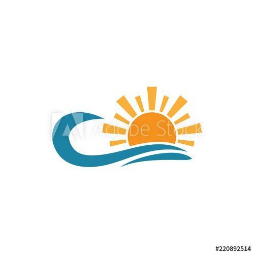 Orange Circle Wave Logo - sun wave logo - Buy this stock vector and explore similar vectors at ...