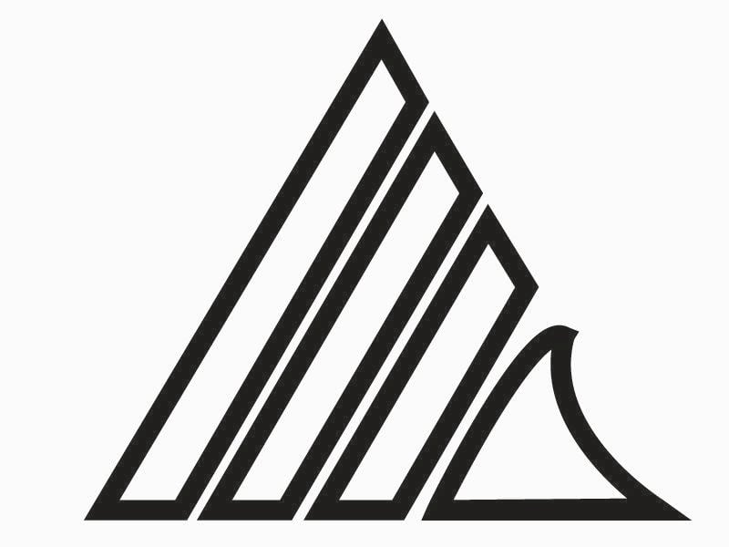 Wave and Mountain Logo - Mountain Wave logo concept
