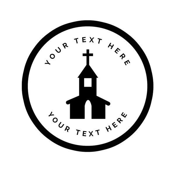 Circle Church Logo - Free Church Logo Template for Photoshop - Mint Plugins
