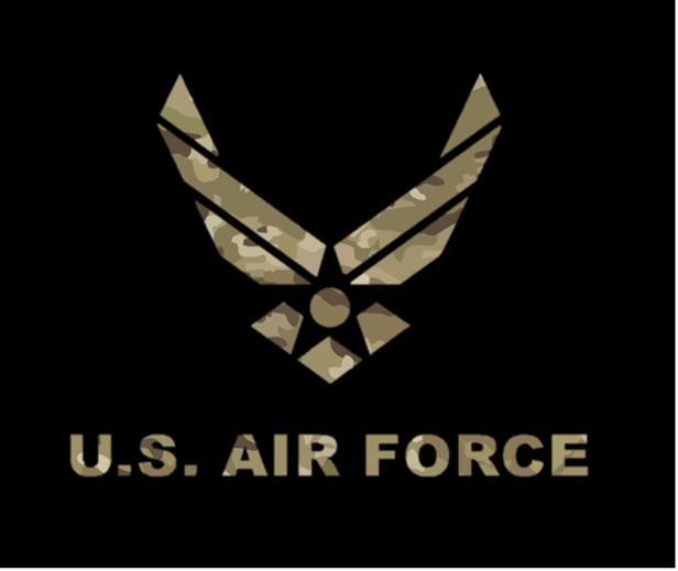 Black Air Force Logo - Air Force Symbol - Overwatch Designs