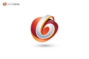 3D B Logo - logo B