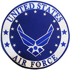 Us Air Force Logo - USAF New Logo Blue 12 Patch Air Force Patches