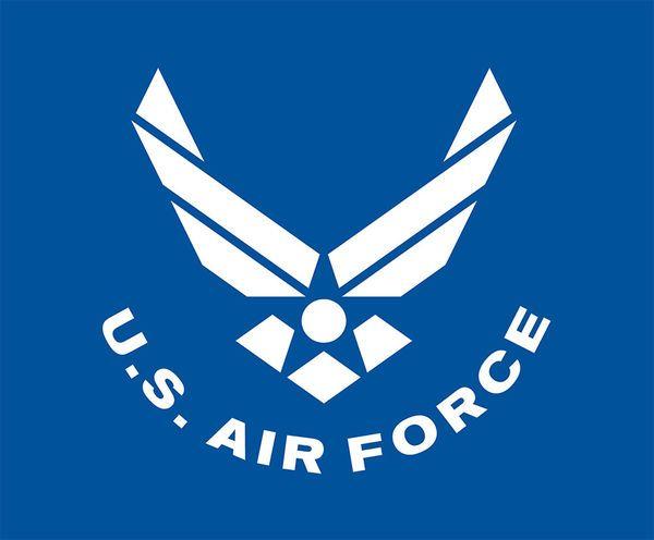 Us Air Force Logo - USAF Blue by US Air Force | DecalGirl