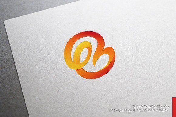 3D B Logo - Abstract Letter B Logo ~ Logo Templates ~ Creative Market