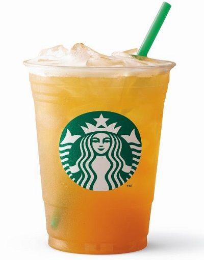 Starbucks Iced Tea Logo - Mango black tea lemonade Anything Delivered to You