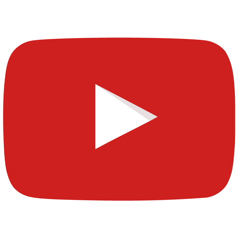 Red GFX Logo - YouTube Icon Flat Red Play Button Logo Vector. Free Vector