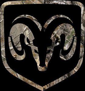 Realtree Camo Logo - DODGE RAM REALTREE CAMO PICK UP OFF ROAD SOUTHERN TRUCK DIESEL DECAL