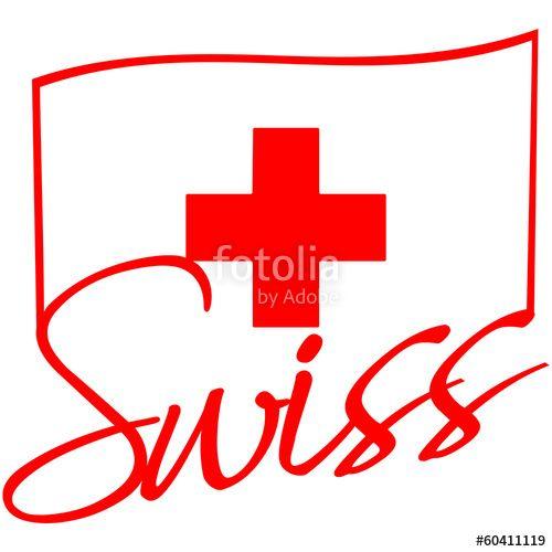 Swiss Flag Logo - Swiss Flag Logo And Royalty Free Image On Fotolia.com