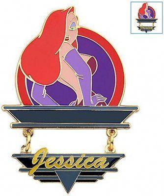 Jessica Rabbit Logo - Jessica Rabbit 'Character Logo' series pin from Fantasies Come True