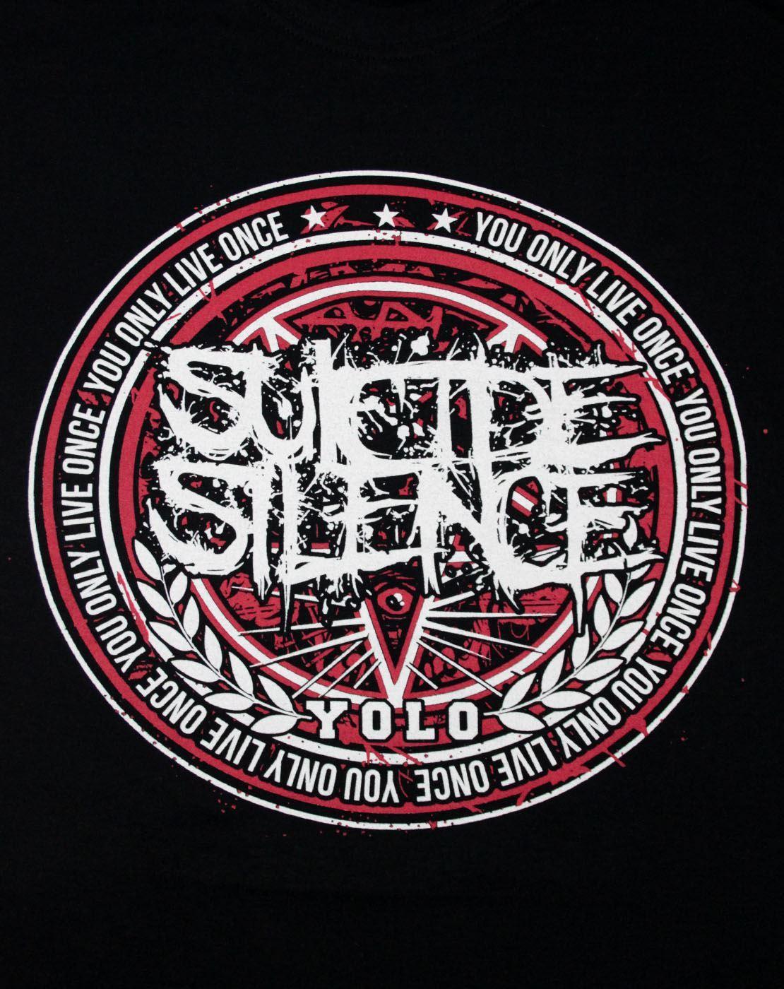 Suicide Silence Logo - Suicide Silence YOLO Men's T-Shirt – Vanilla Underground