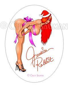 Jessica Rabbit Logo - Jessica Rabbit UNWRAPPING GIFT lingerie pinup sticker decal big ...