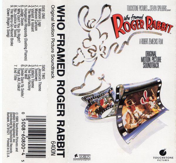 Jessica Rabbit Logo - Various Framed Roger Rabbit Original Motion Picture Soundtrack