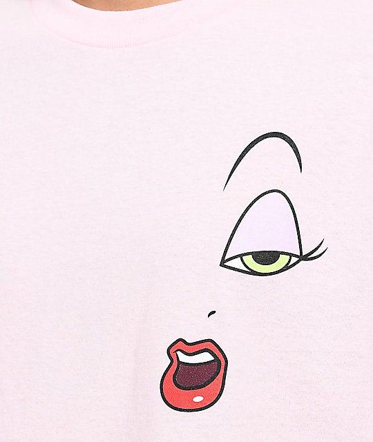 Jessica Rabbit Logo - The Hundreds x Roger Rabbit Make Up Pink T-Shirt | Zumiez