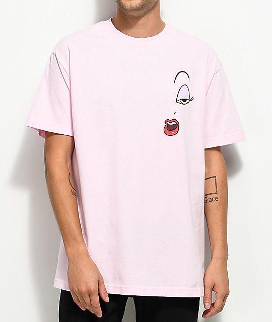 Jessica Rabbit Logo - The Hundreds X Roger Rabbit Make Up Pink T Shirt