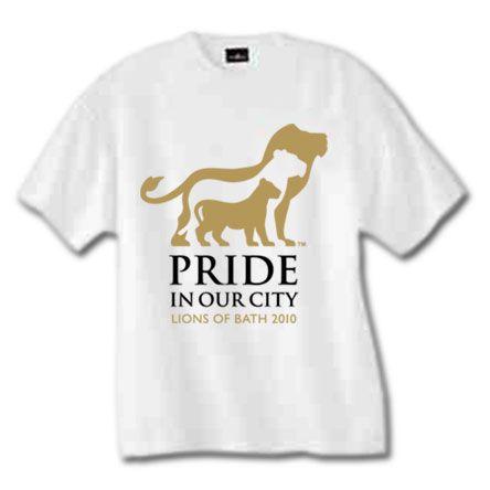 Lion Pride Logo - Lion Logo T Shirt. Pride In Our City Of Bath 2010