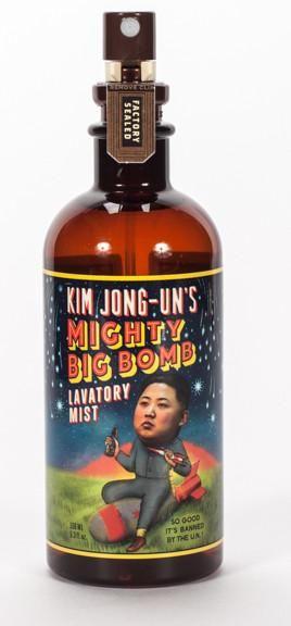 Big Blue Q Logo - Blue Q Lavatory Mist Kim Jong-Un's Mighty Big Bomb – Simple Tidings ...