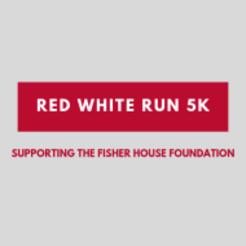 Race Red with White Logo - Red, White & Run 5k at Wright State - Beavercreek, OH - 5k - Running