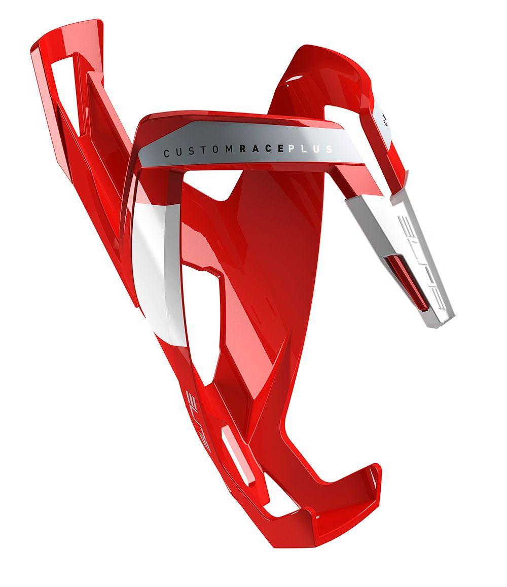 Red and White Race Logo - Elite Custom Race Plus Bottle Cage Glossy Red/White - London Bicycle ...