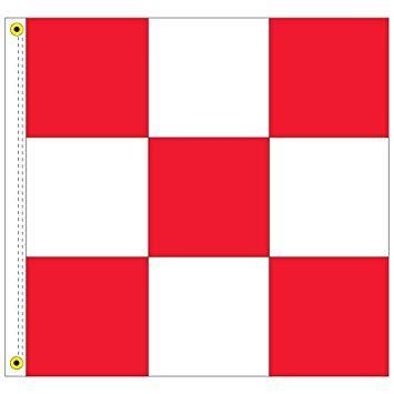 Red and White Race Logo - Amazon.com : Red & White Race Track Checkered Flag (3 ft. x 3 ft ...