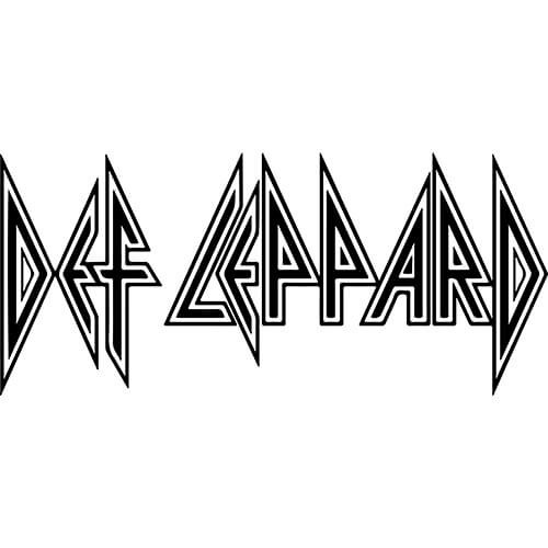 Def Leppard Band Logo - Def Leppard Decal Sticker LEPPARD BAND