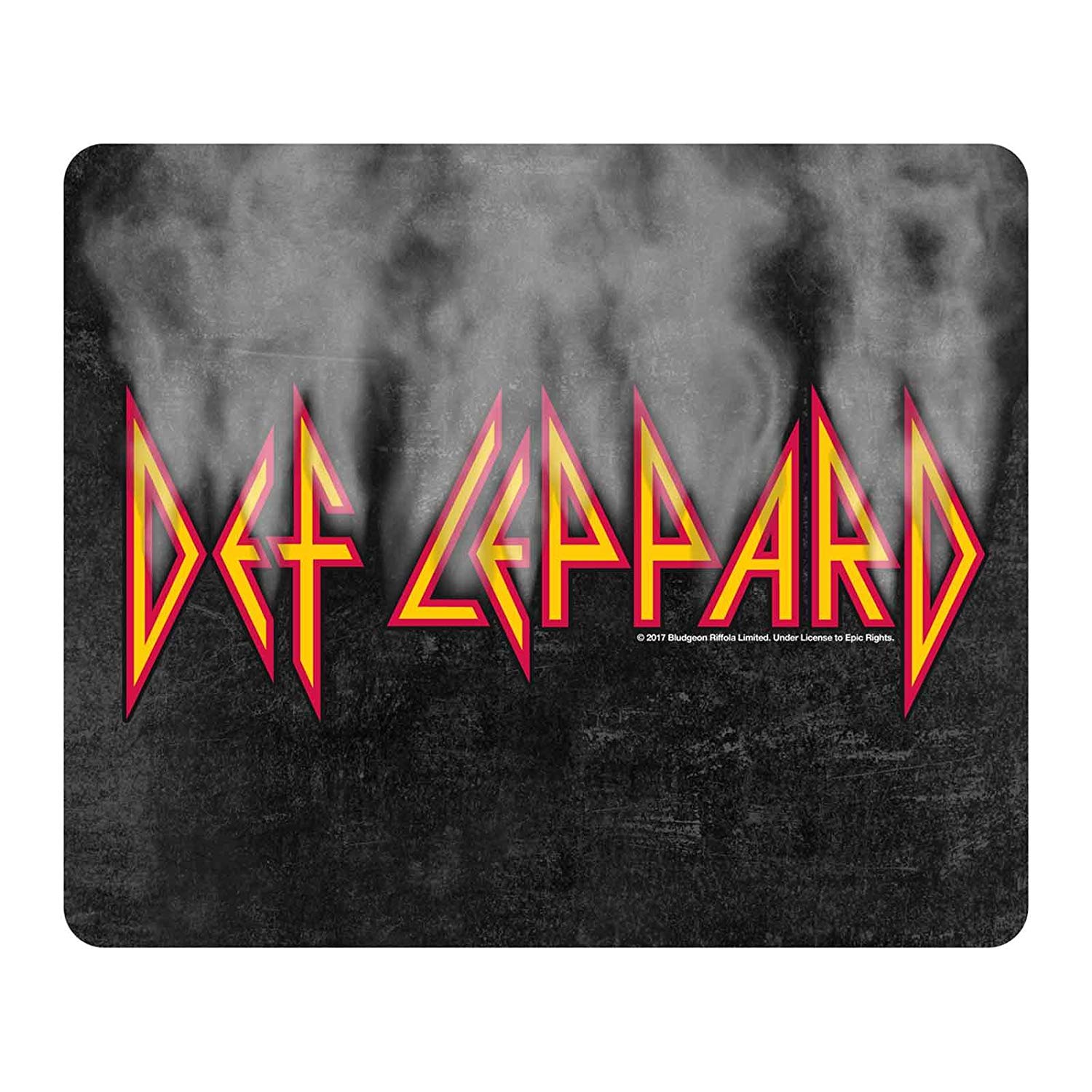 Def Leppard Band Logo - Amazon.com : Def Leppard Mouse Mat Pad Smoke Band Logo Official ...