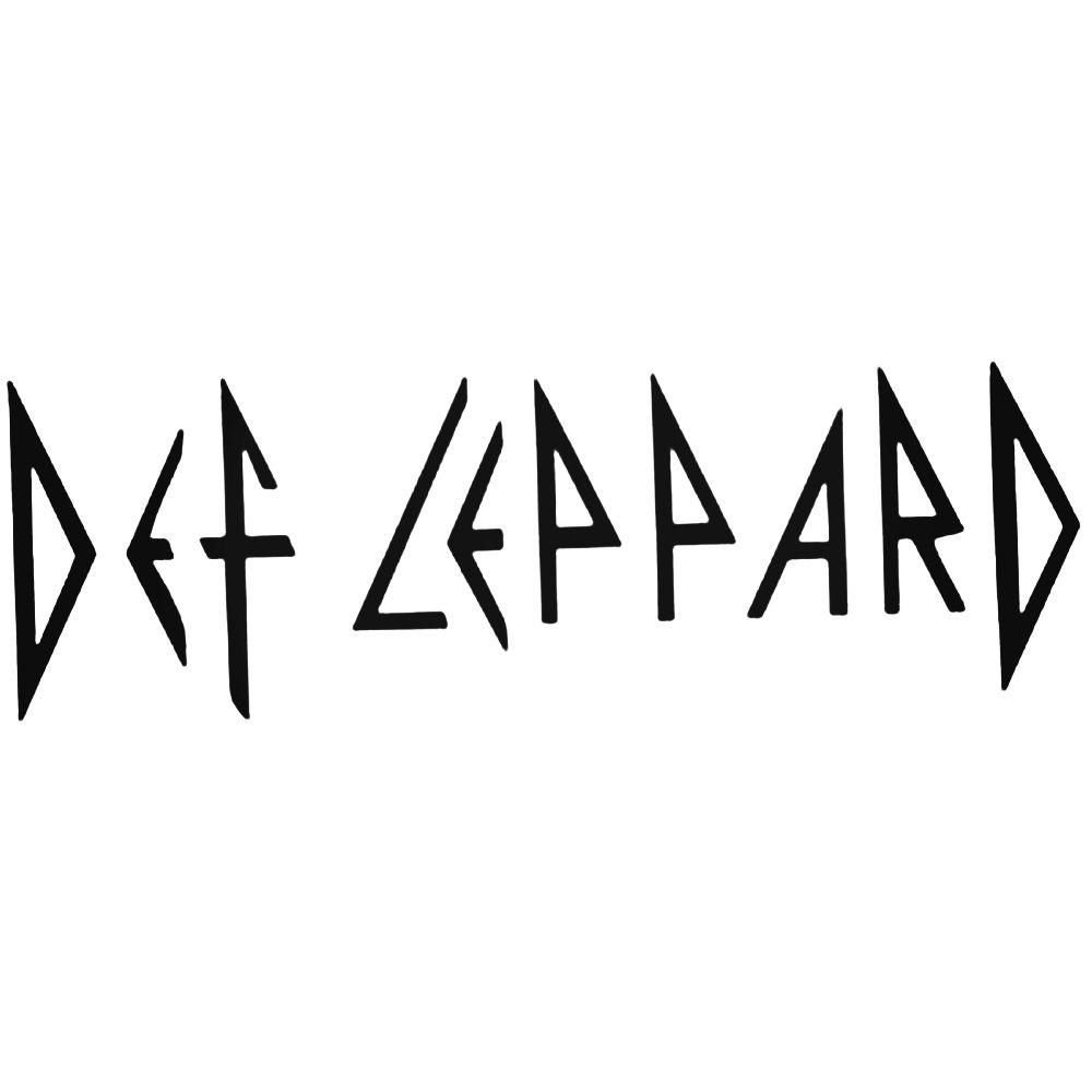 Def Leppard Band Logo - Rock Band s Def Leppard Decal
