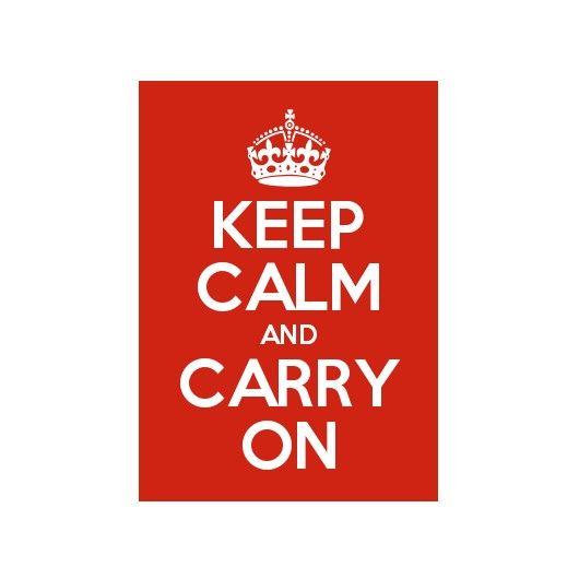 Keep Logo - Make your own Keep Calm and Carry On Poster. Create Keep Calm