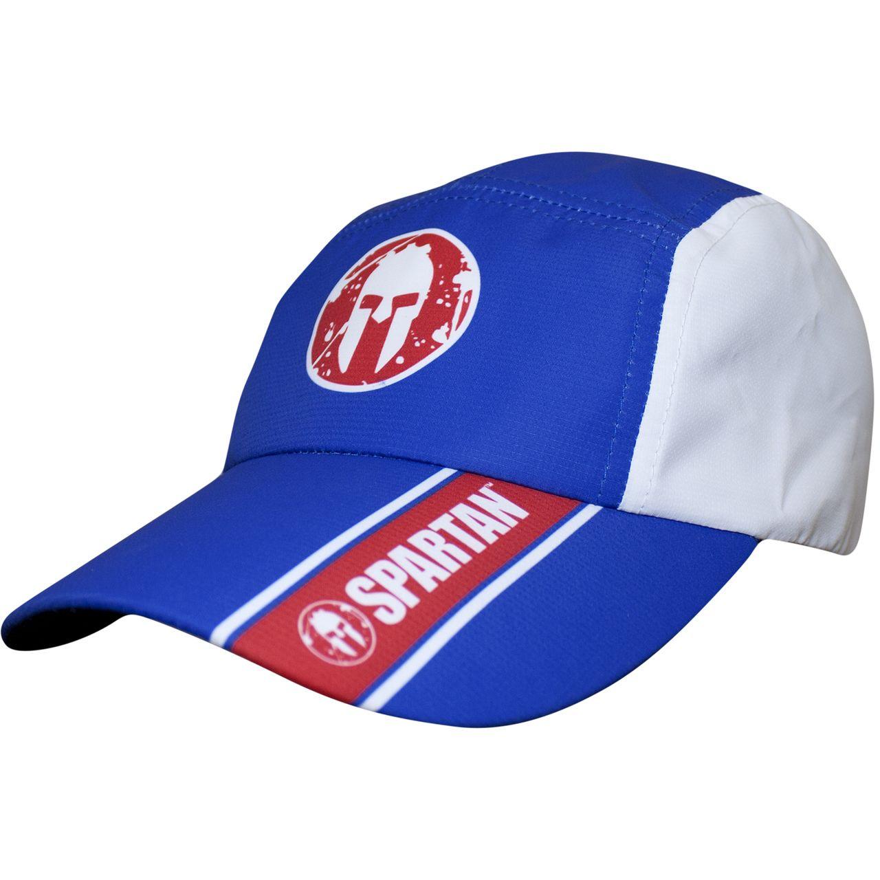 Red White Race Logo - Spartan Race Hat. Spartan Running Hat. Performance Headwear at