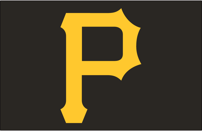 Black and Yellow Sports Logo - Pittsburgh Pirates Cap Logo - National League (NL) - Chris Creamer's ...