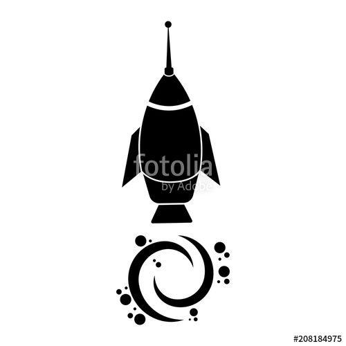 Spaceship Logo - Isolated spaceship logo