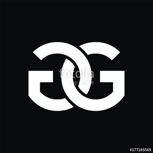 GG Logo - GG logo initial letter design template vector Stock image