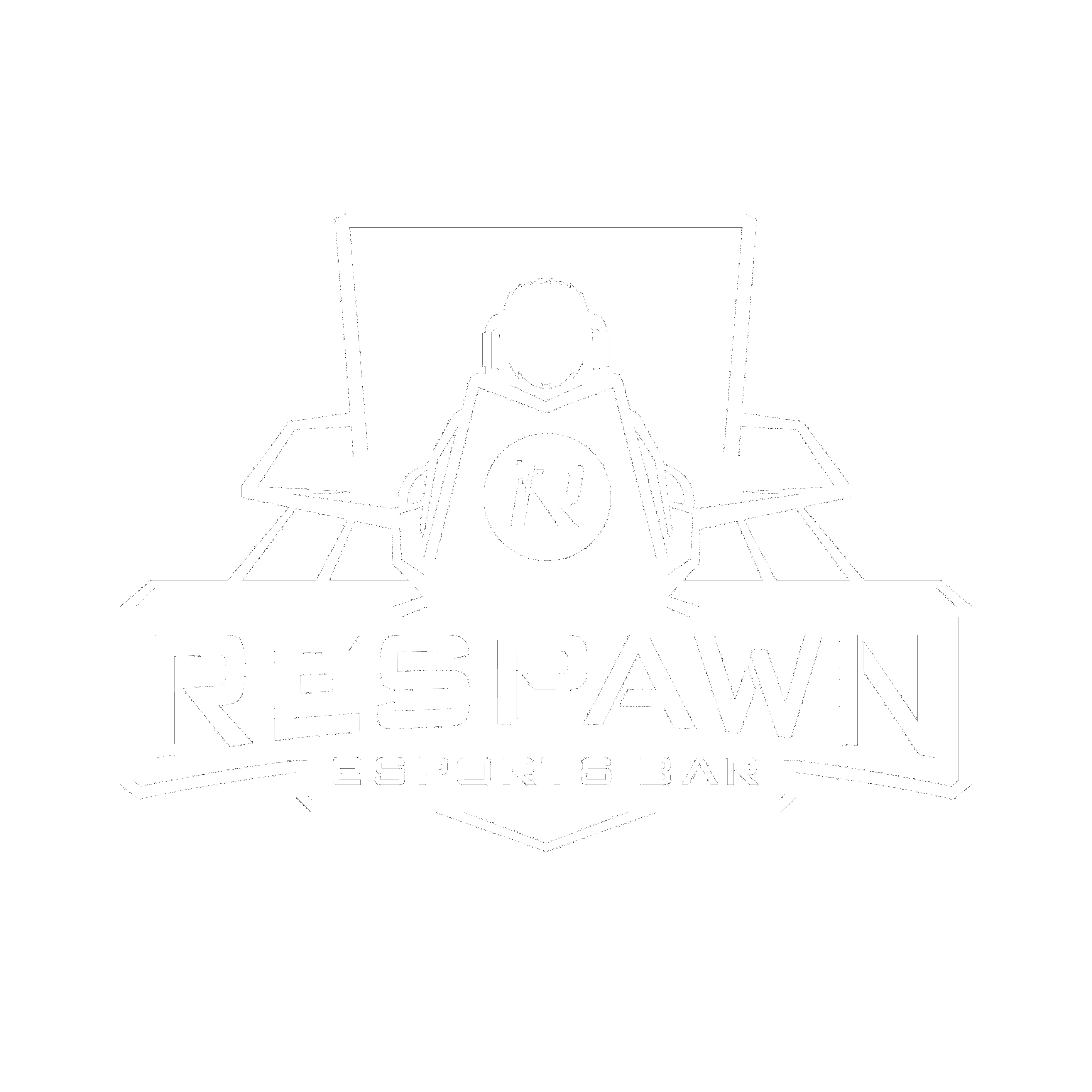 Popular White Bar Logo - Respawn eSports Bar – We are eSports