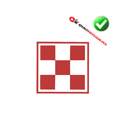 Red Checkered Square Logo - Red White Square Logo - Logo Vector Online 2019