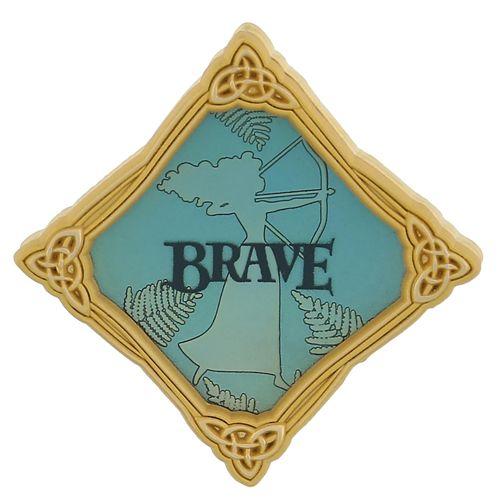 Disney Brave Logo - Disney - Pixar Brave Pin - Merida Silhouette Logo