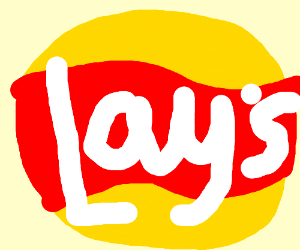Lays Chips Logo - Lay's potato chips logo drawing
