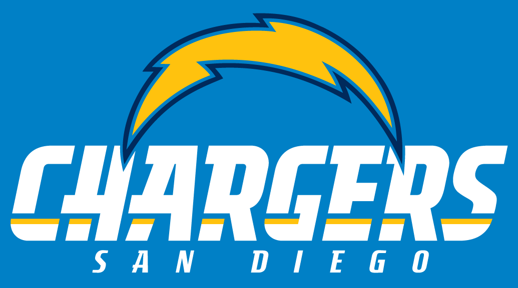 NFL Chargers Logo - San Diego Chargers Alt on Dark Logo Football League NFL