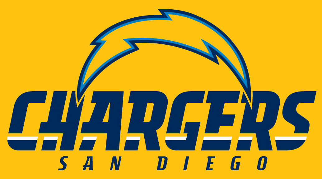 NFL Chargers Logo - San Diego Chargers Alt on Dark Logo - National Football League (NFL ...